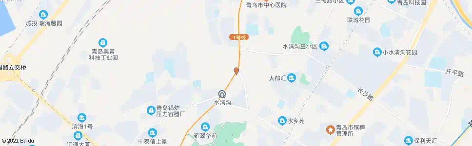 青岛金沙路四流南路_公交站地图_青岛公交_妙搜公交查询2025