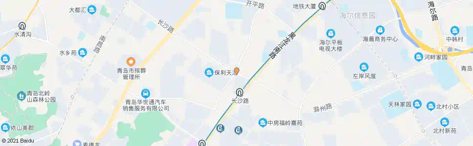 青岛长沙路台柳路_公交站地图_青岛公交_妙搜公交查询2025