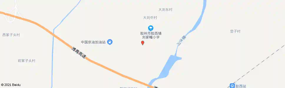 青岛小刘家疃_公交站地图_青岛公交_妙搜公交查询2025