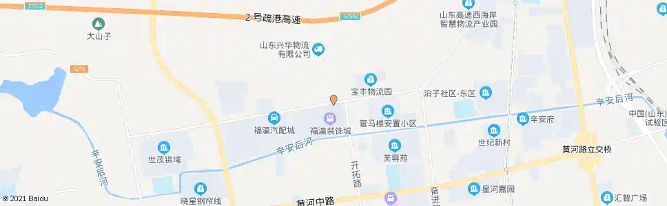 青岛福瀛建材城_公交站地图_青岛公交_妙搜公交查询2025