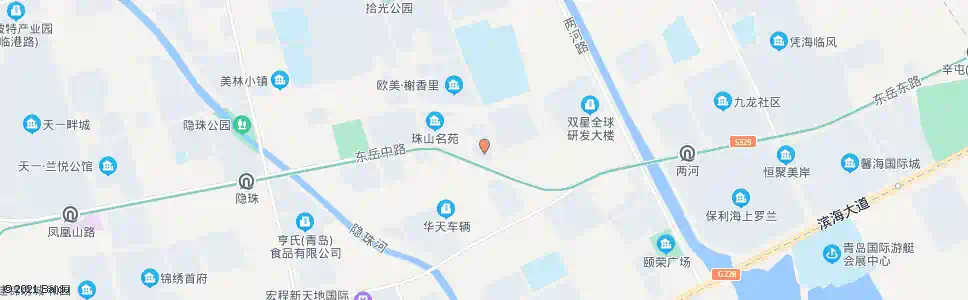 青岛明珠小区_公交站地图_青岛公交_妙搜公交查询2025