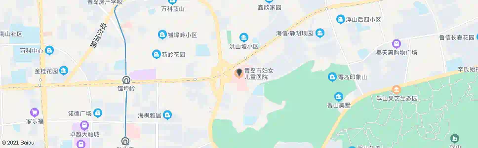 青岛妇女儿童医院_公交站地图_青岛公交_妙搜公交查询2025