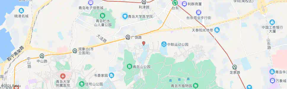 青岛黄山路_公交站地图_青岛公交_妙搜公交查询2025