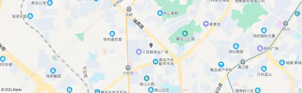 青岛十五中_公交站地图_青岛公交_妙搜公交查询2025