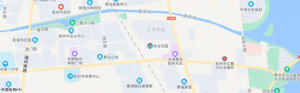 青岛祥龙花园_公交站地图_青岛公交_妙搜公交查询2025