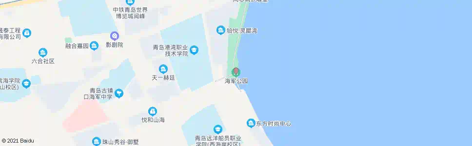 青岛海军公园_公交站地图_青岛公交_妙搜公交查询2025