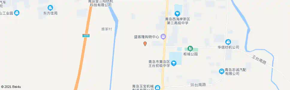 青岛王台西村_公交站地图_青岛公交_妙搜公交查询2025
