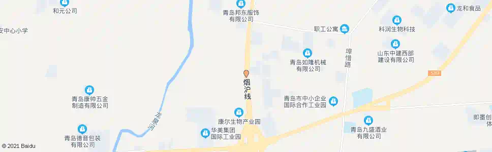 青岛龙泉工业园_公交站地图_青岛公交_妙搜公交查询2025
