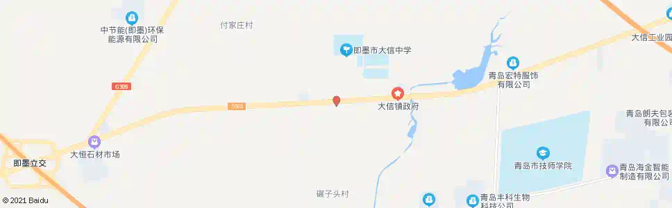 青岛大信_公交站地图_青岛公交_妙搜公交查询2025