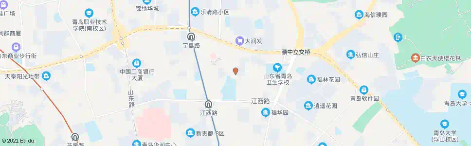 青岛鄱阳湖路_公交站地图_青岛公交_妙搜公交查询2025