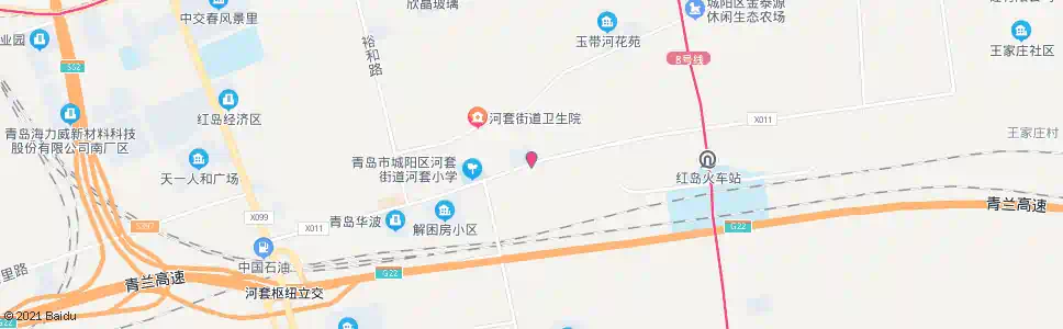 青岛胡庆西_公交站地图_青岛公交_妙搜公交查询2025