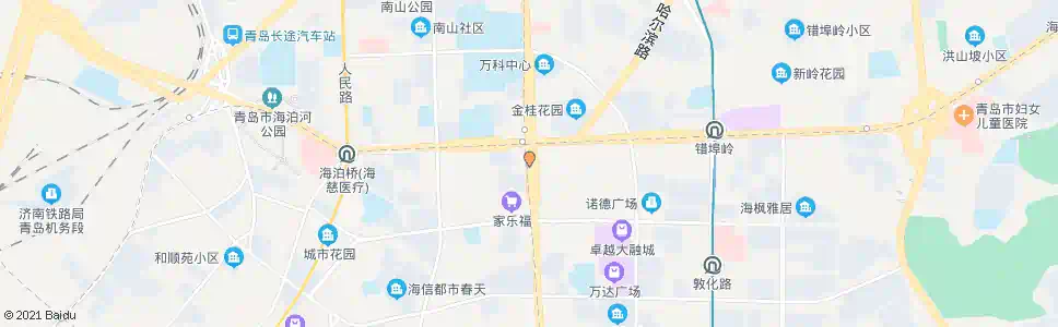 青岛东吴路_公交站地图_青岛公交_妙搜公交查询2025