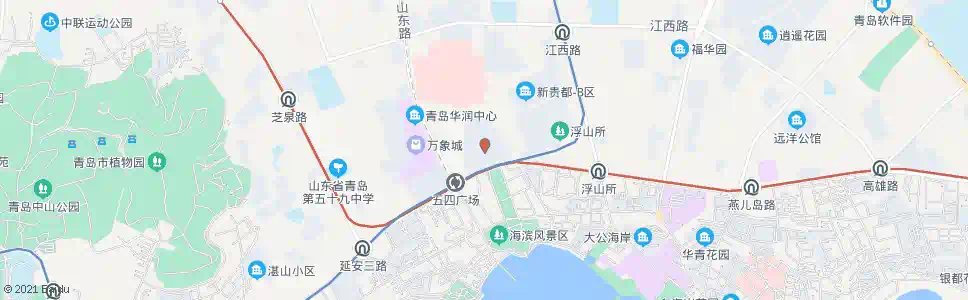 青岛市政府_公交站地图_青岛公交_妙搜公交查询2025