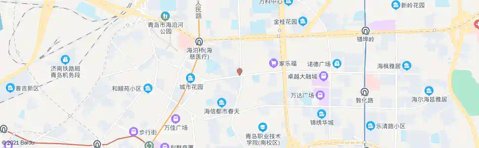 青岛海博家居_公交站地图_青岛公交_妙搜公交查询2025