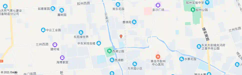 青岛听溪园小区_公交站地图_青岛公交_妙搜公交查询2025