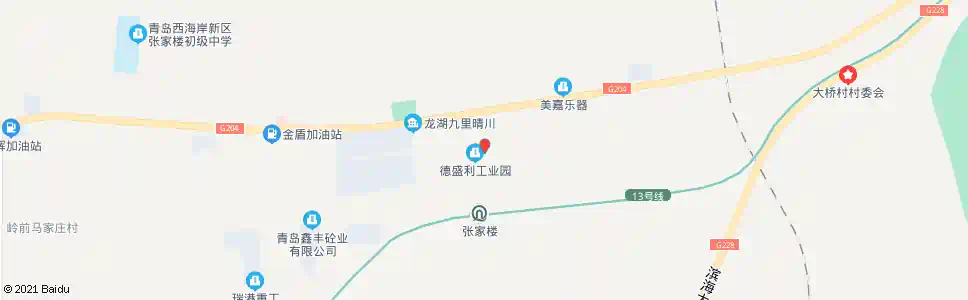 青岛德盛利_公交站地图_青岛公交_妙搜公交查询2025