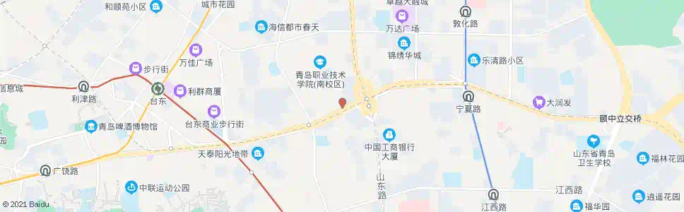 青岛金坛路_公交站地图_青岛公交_妙搜公交查询2025