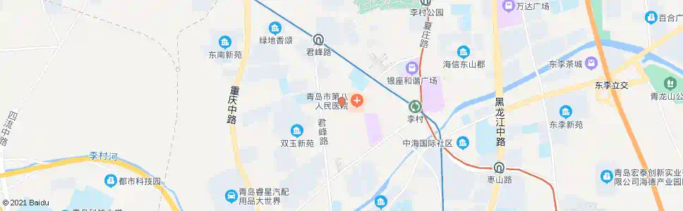青岛少山路_公交站地图_青岛公交_妙搜公交查询2025