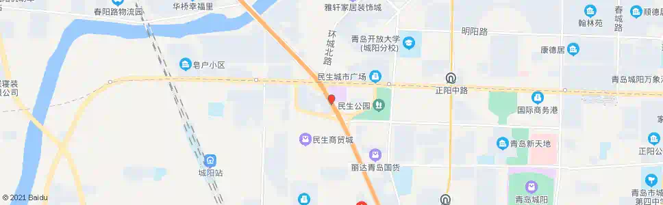 青岛黑龙江北路正阳路_公交站地图_青岛公交_妙搜公交查询2025