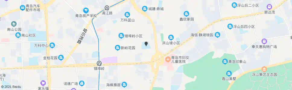 青岛中心聋校_公交站地图_青岛公交_妙搜公交查询2025