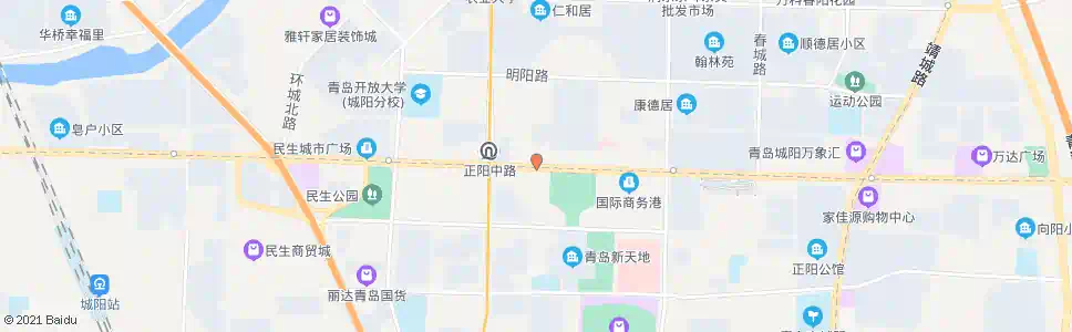 青岛江城路_公交站地图_青岛公交_妙搜公交查询2025