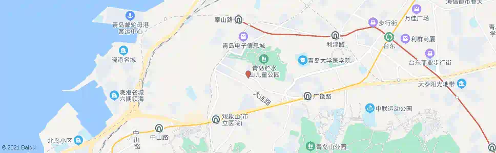 青岛少年宫_公交站地图_青岛公交_妙搜公交查询2025