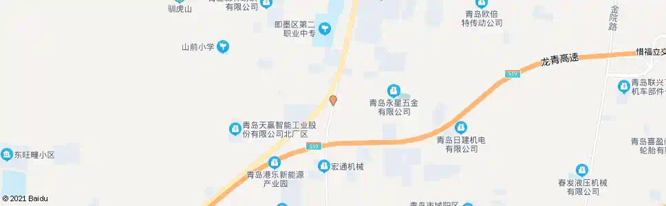 青岛百福路北站_公交站地图_青岛公交_妙搜公交查询2025