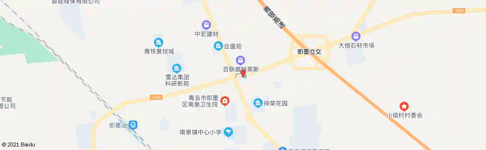 青岛南泉车站_公交站地图_青岛公交_妙搜公交查询2025