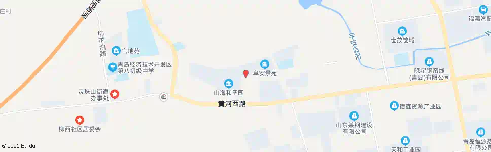 青岛山海和圣园_公交站地图_青岛公交_妙搜公交查询2025