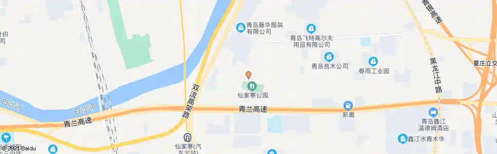 青岛仙家寨社区_公交站地图_青岛公交_妙搜公交查询2025