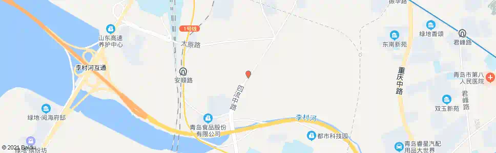 青岛四流中路_公交站地图_青岛公交_妙搜公交查询2025
