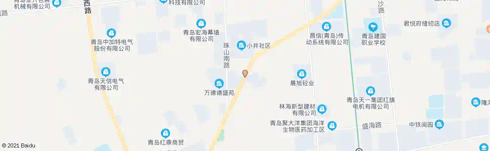 青岛龙井花园站_公交站地图_青岛公交_妙搜公交查询2025
