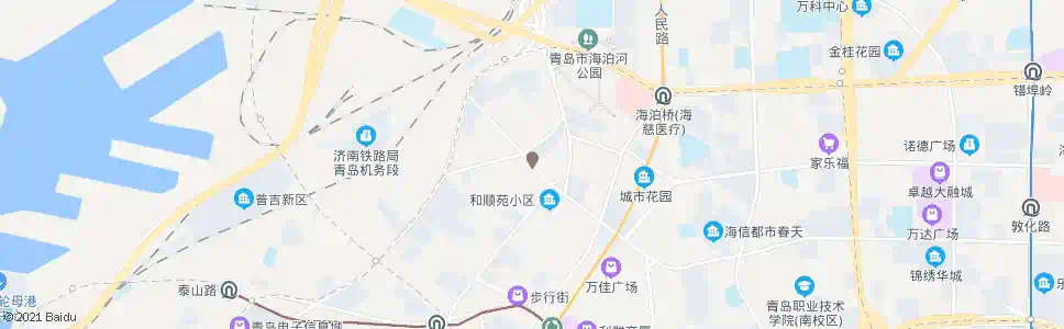 青岛长春路曹县路_公交站地图_青岛公交_妙搜公交查询2025