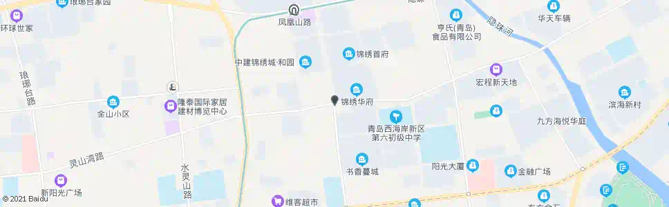 青岛人民路(灵山路)_公交站地图_青岛公交_妙搜公交查询2025