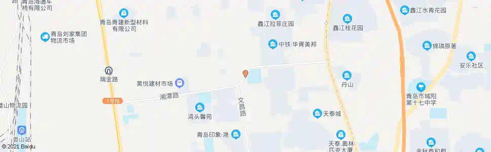 青岛文昌路北站_公交站地图_青岛公交_妙搜公交查询2025