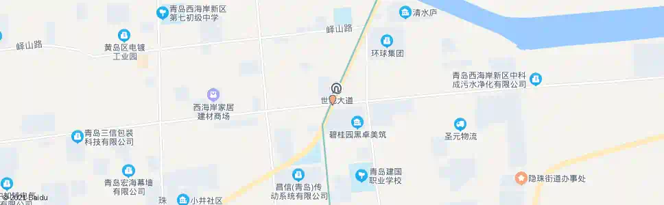 青岛世纪大道(上海路)_公交站地图_青岛公交_妙搜公交查询2025