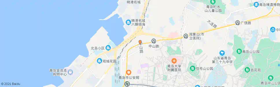青岛中山路(胶州路)_公交站地图_青岛公交_妙搜公交查询2025