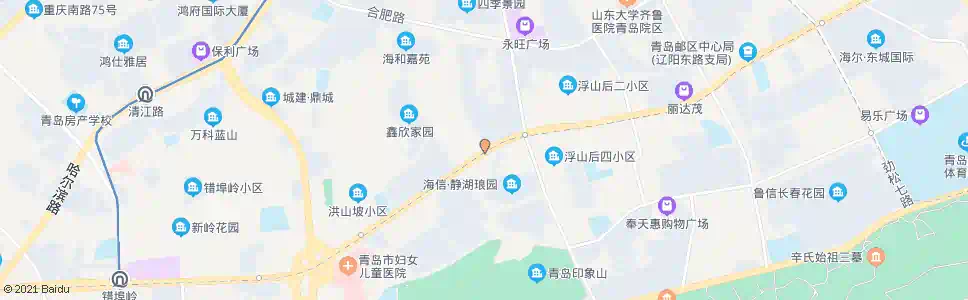 青岛劲松一路_公交站地图_青岛公交_妙搜公交查询2025