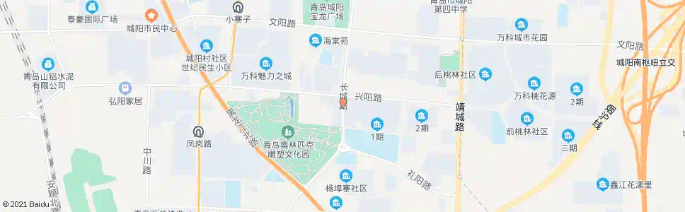 青岛广告产业园_公交站地图_青岛公交_妙搜公交查询2025