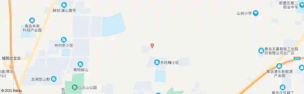 青岛西旺疃_公交站地图_青岛公交_妙搜公交查询2025