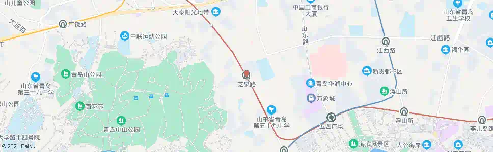 青岛芝泉路_公交站地图_青岛公交_妙搜公交查询2025