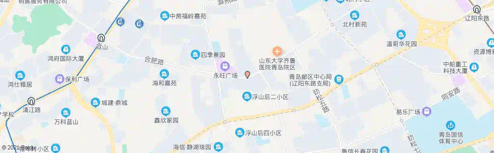 青岛阳光山色_公交站地图_青岛公交_妙搜公交查询2025