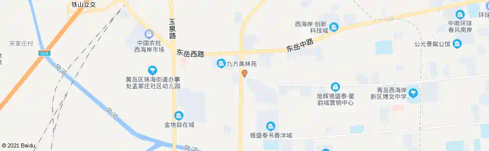青岛铁撅山路_公交站地图_青岛公交_妙搜公交查询2025