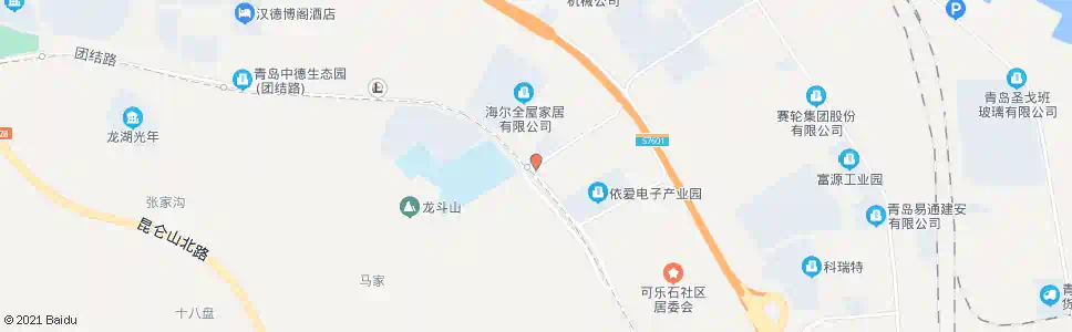 青岛管家洼_公交站地图_青岛公交_妙搜公交查询2025