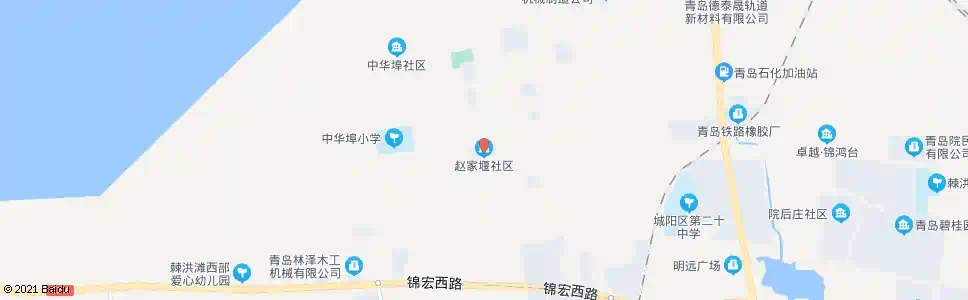 青岛赵家堰社区_公交站地图_青岛公交_妙搜公交查询2025