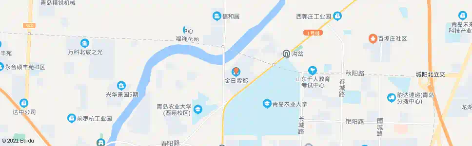 青岛金日紫都_公交站地图_青岛公交_妙搜公交查询2025