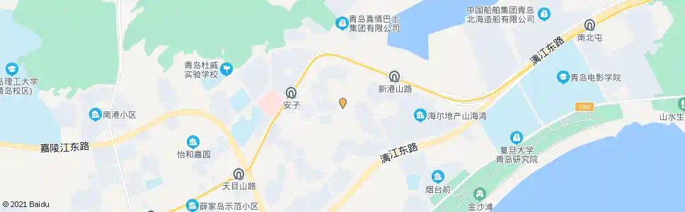 青岛怡情海岸_公交站地图_青岛公交_妙搜公交查询2025