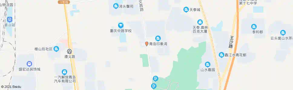 青岛青岛印象湾_公交站地图_青岛公交_妙搜公交查询2025
