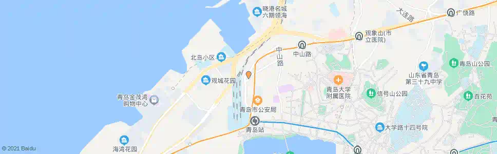 青岛天津路_公交站地图_青岛公交_妙搜公交查询2025