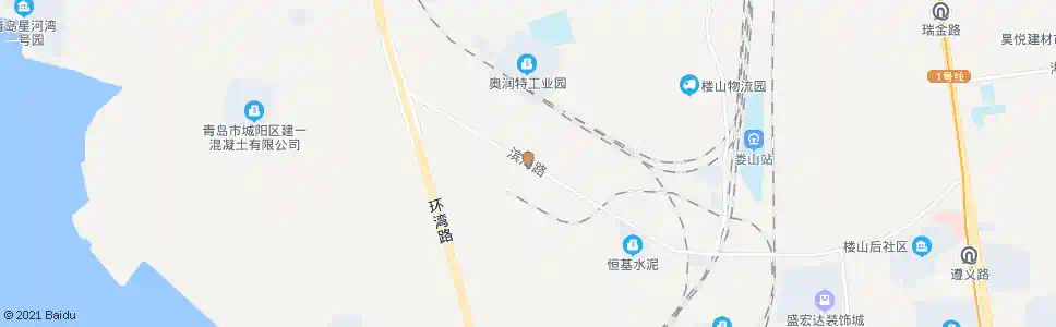 青岛贵定路_公交站地图_青岛公交_妙搜公交查询2025